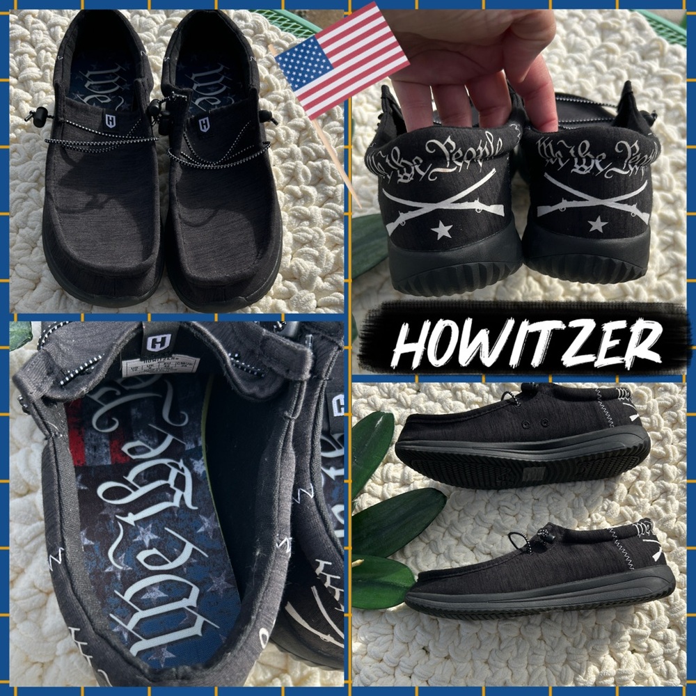 Howitzer Men's Black Slip-On Shoes